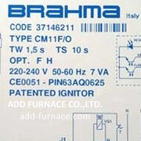 BRAHMA TYPE CM11F/O TW 1,5s TS 10s